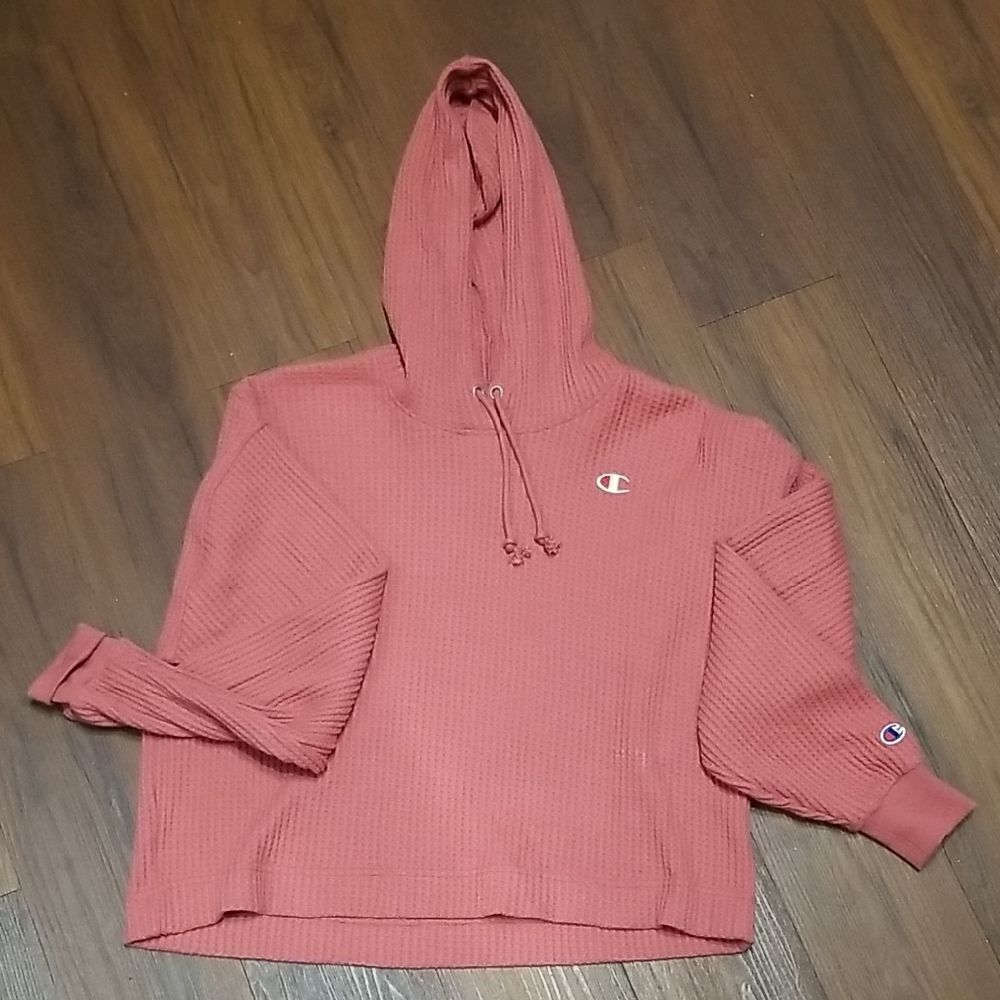 Champion Knit Hooded Sweater Women's size Medium